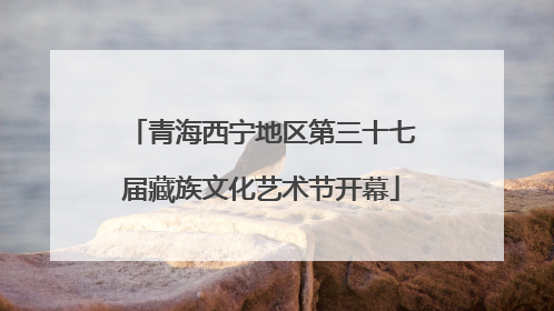 青海西宁地区第三十七届藏族文化艺术节开幕
