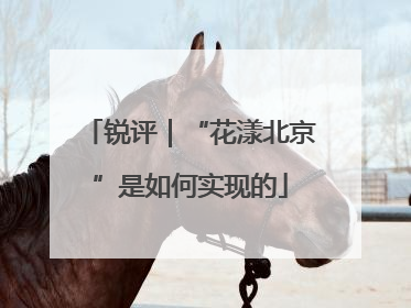 锐评｜“花漾北京”是如何实现的
