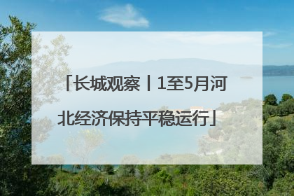 长城观察丨1至5月河北经济保持平稳运行