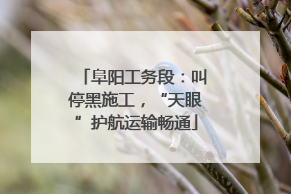 阜阳工务段：叫停黑施工，“天眼”护航运输畅通