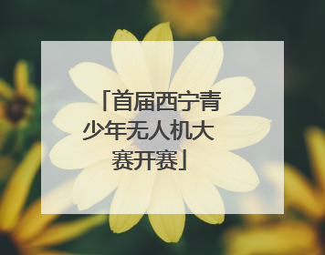 首届西宁青少年无人机大赛开赛