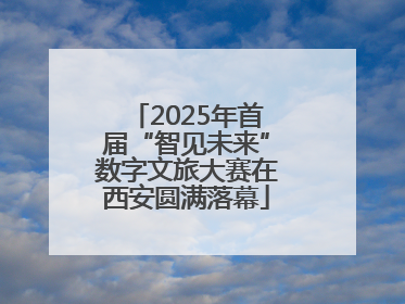 2025年首届“智见未来”数字文旅大赛在西安圆满落幕
